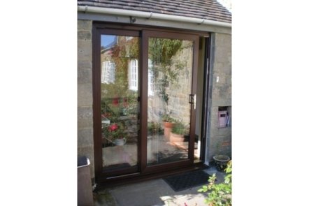 Rosewood PVCU Sliding Patio Door Rosewood PVCU Sliding Patio Door,