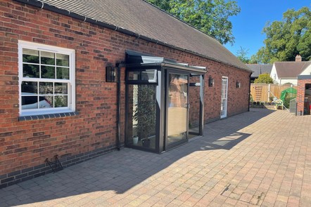 Anthracite PVCu Patio door to a Porch Anthracite PVCu Patio door to a Porch,