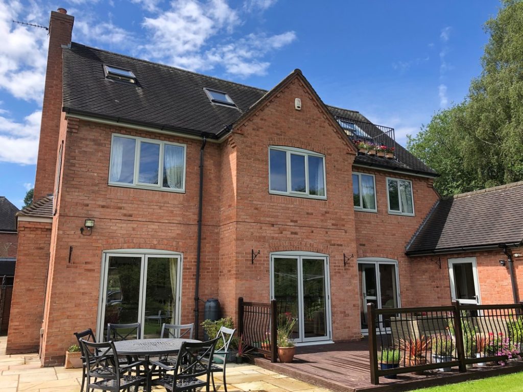 Bi-fold doors in Derby and Burton with slimline aluminium frames