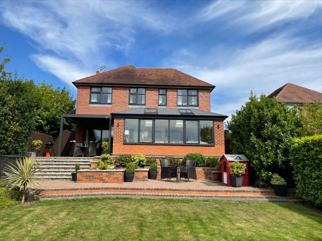 Glazing specialists in Derby showroom displaying windows and doors