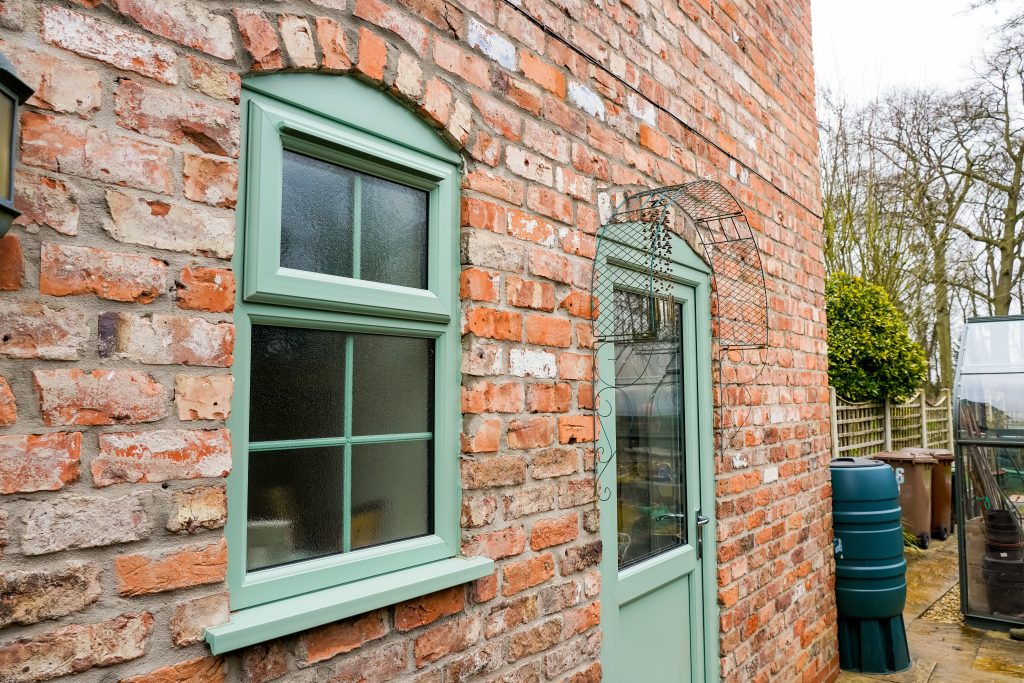 Chartwell Green PVCu casement window installation in Derbyshire by Abbey Glass
